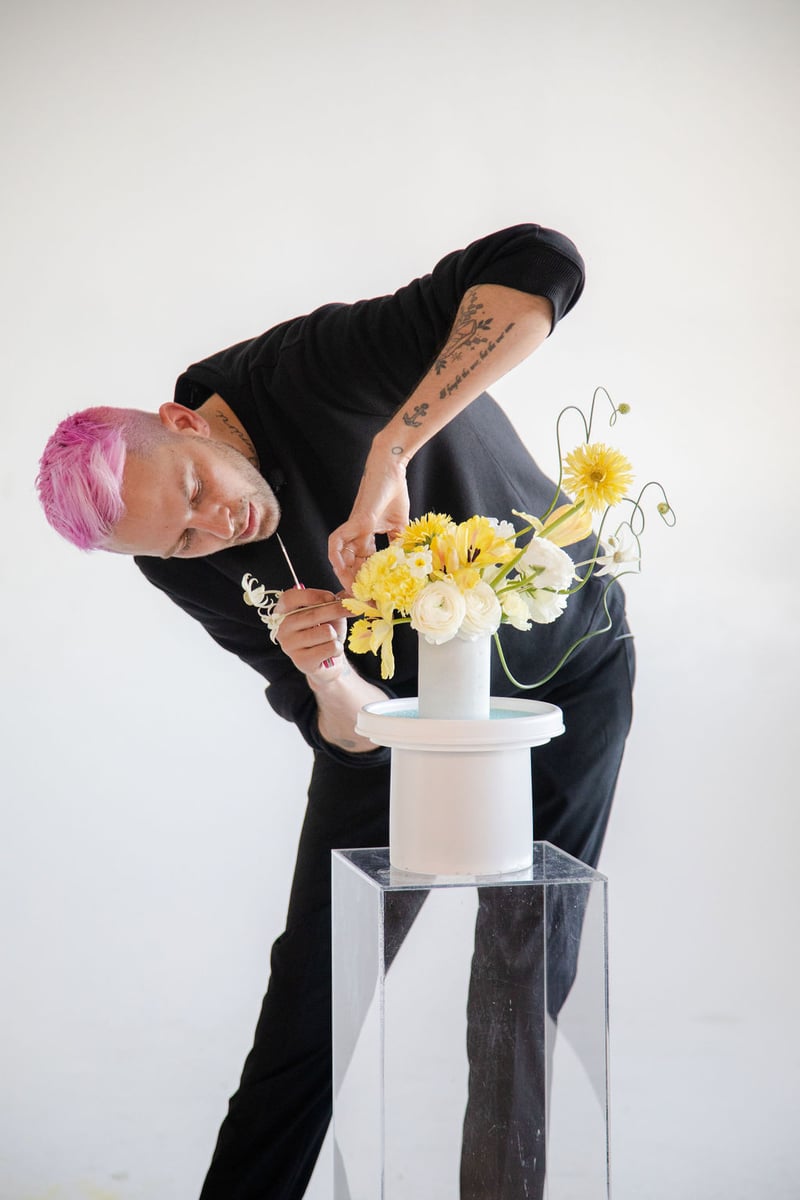 how to design flowers with Anthony Maslo