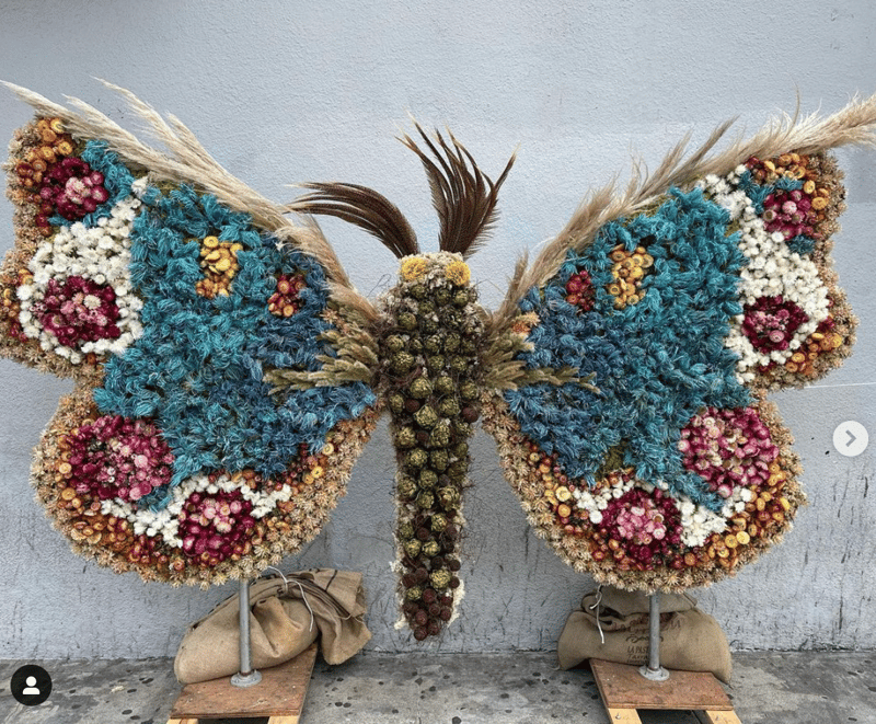 SF Floral Butterfly Installation2