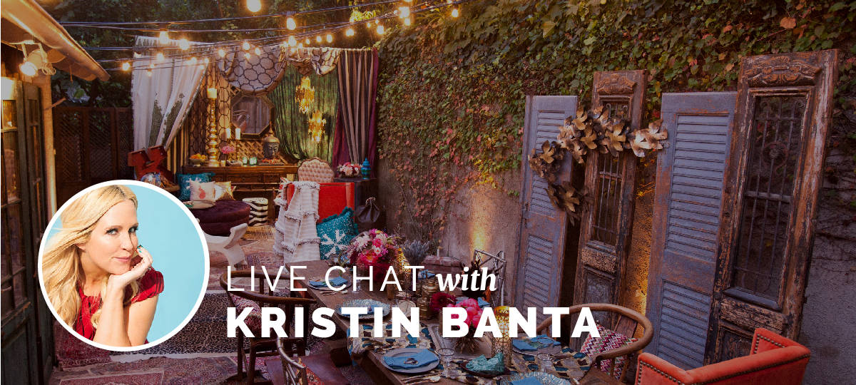 live chat with Kristin Banta