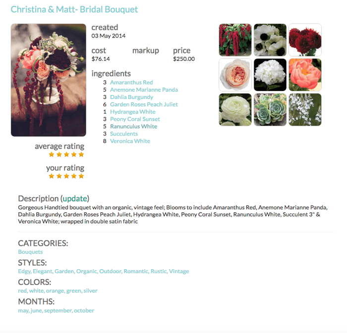 Florist App Comparison: Details