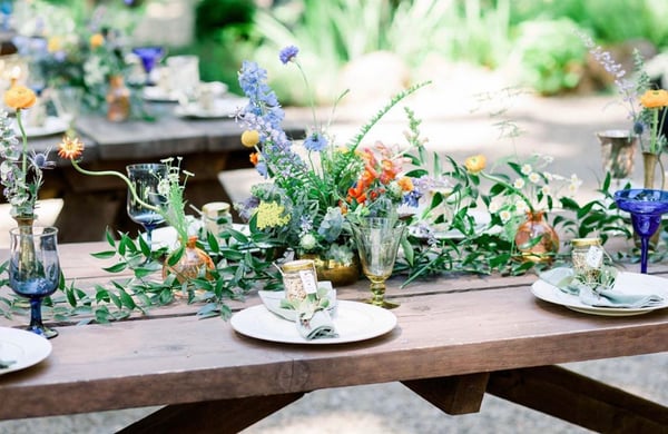 Hey You Flowers floral tablescape