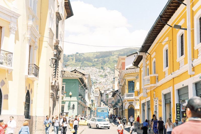 Old Town Quito, Ecuador.