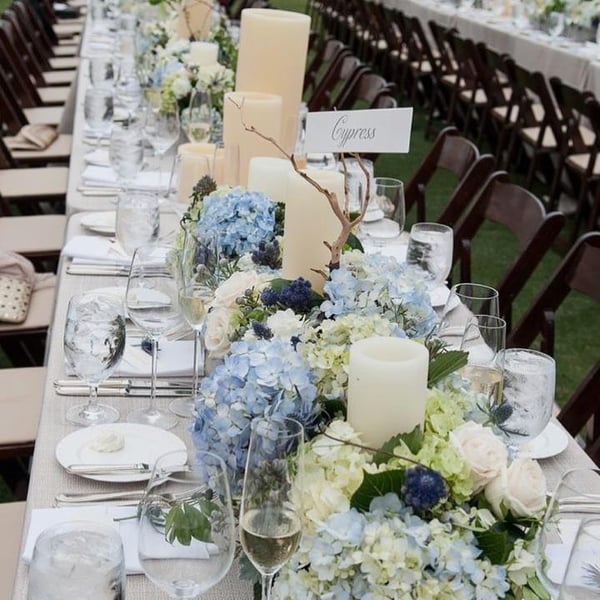 RM Diseño Floral tablescape