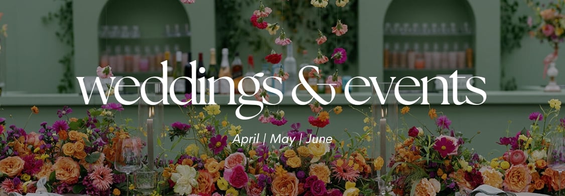 weddings and events