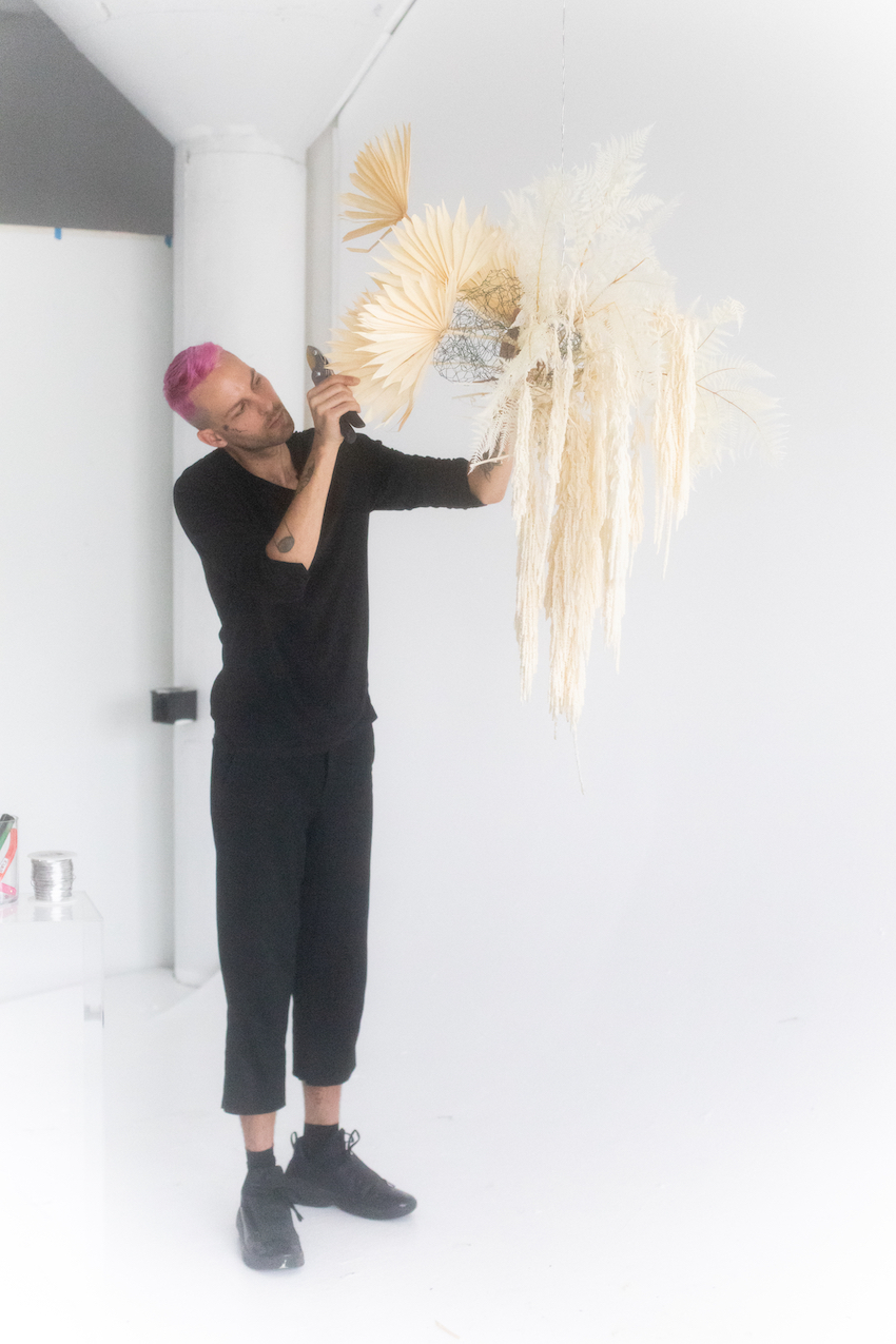 Mayesh Design Star Video Anthony Maslo Dried Hanging Installation