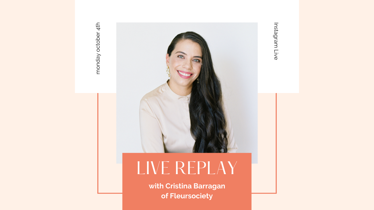 IG Live: Cristina Barragan on Pricing, Systems, Testimonials