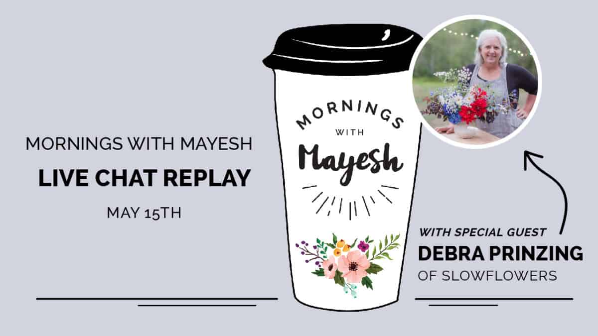 Mornings with Mayesh: Mood Boards & Debra Prinzing