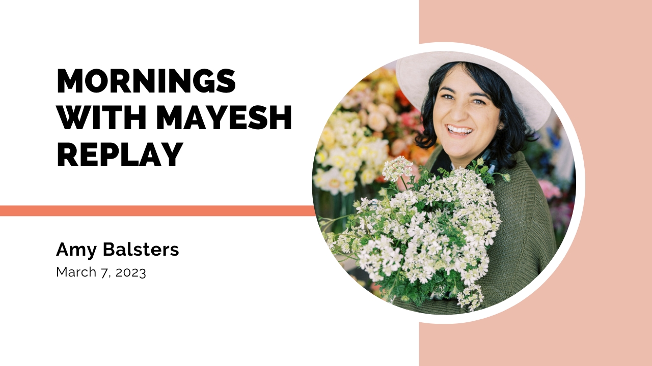 Mornings with Mayesh: Design Tour with Amy Balsters
