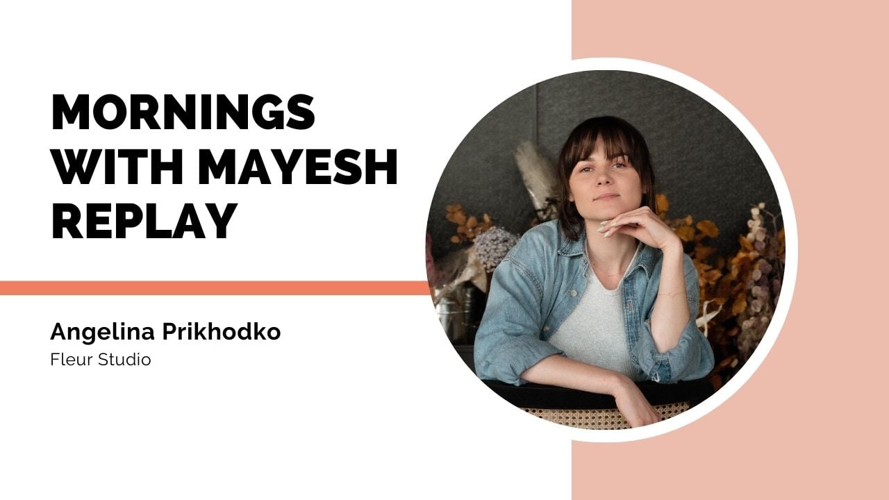 Mornings with Mayesh: Retail Florist, Angelina Prikhodko
