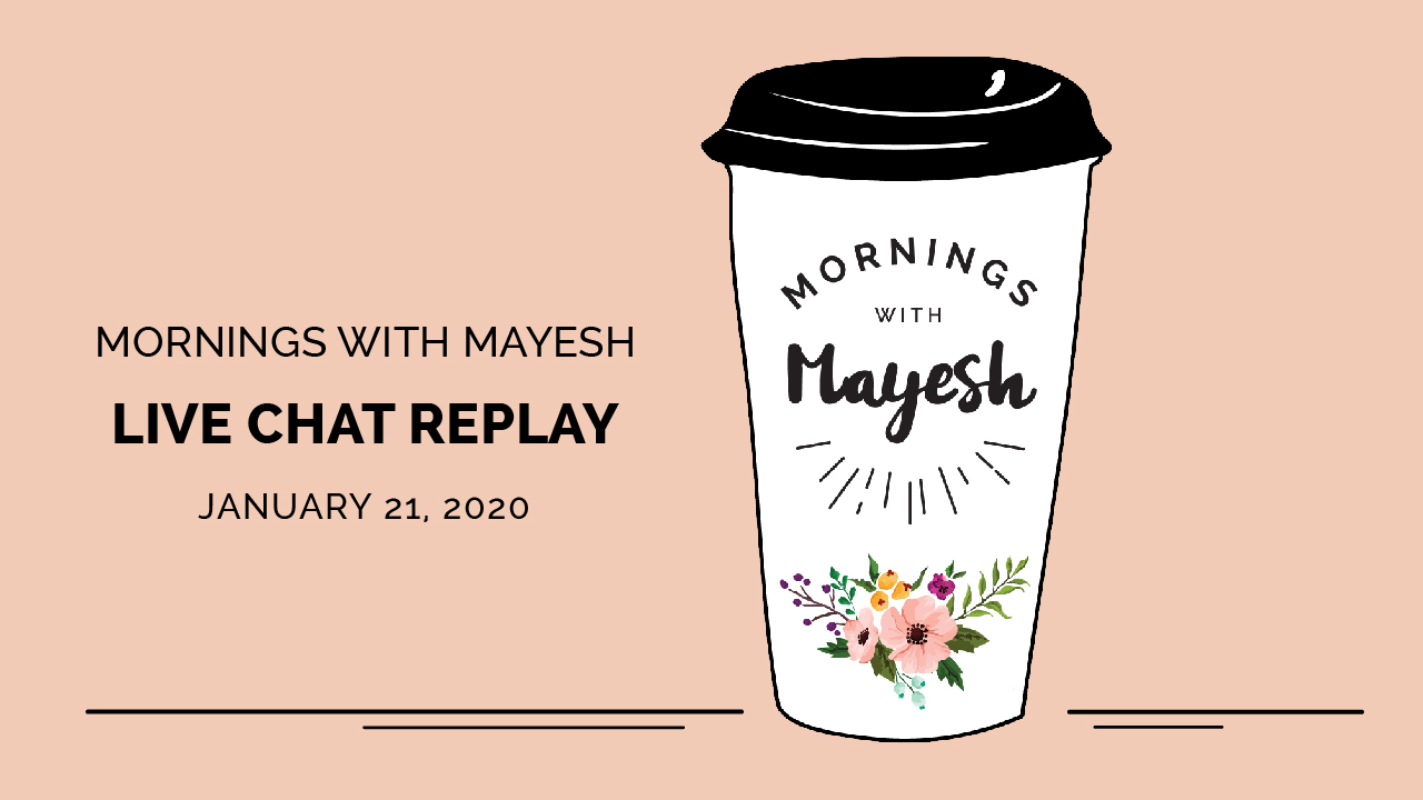 Mornings with Mayesh: Anthony Maslo
