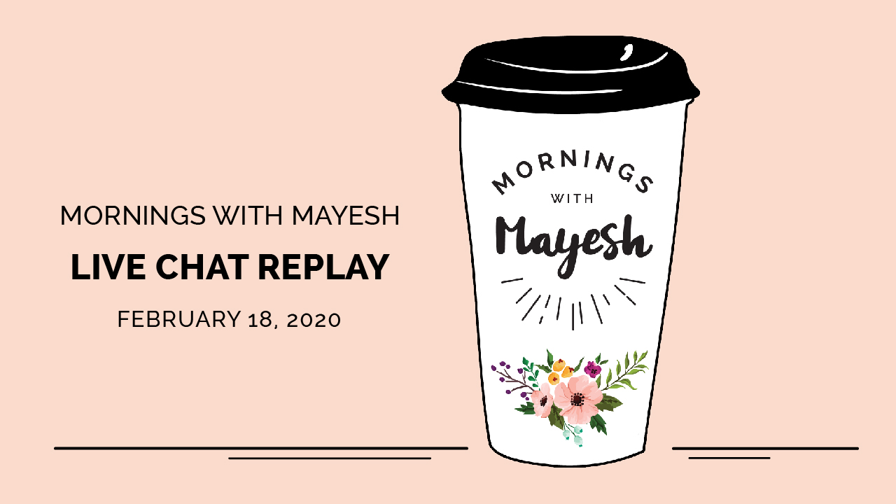 Mornings with Mayesh: Ryan O'Neil - Pricing & Margins