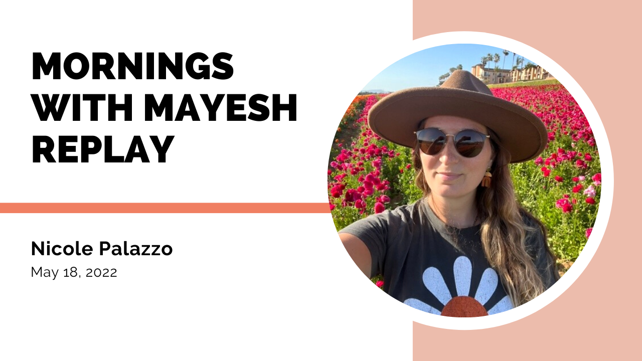 Mornings with Mayesh: Meet 4th Gen Florist, Nicole Palazzo