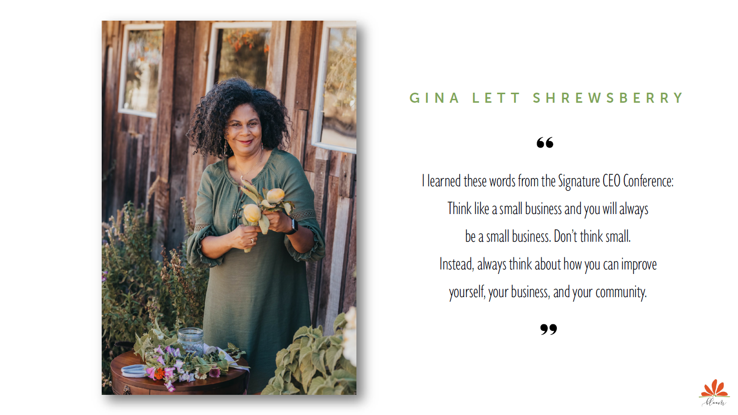 Black Flora: Gina Lett Shrewsberry